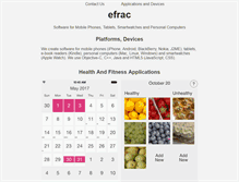 Tablet Screenshot of efrac.com